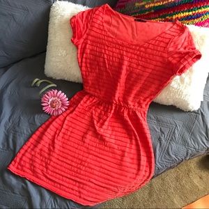 GAP A-line Mini Short Sleeve Dress